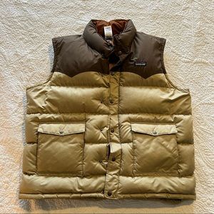 Patagonia Puffer Vest Brown Tan